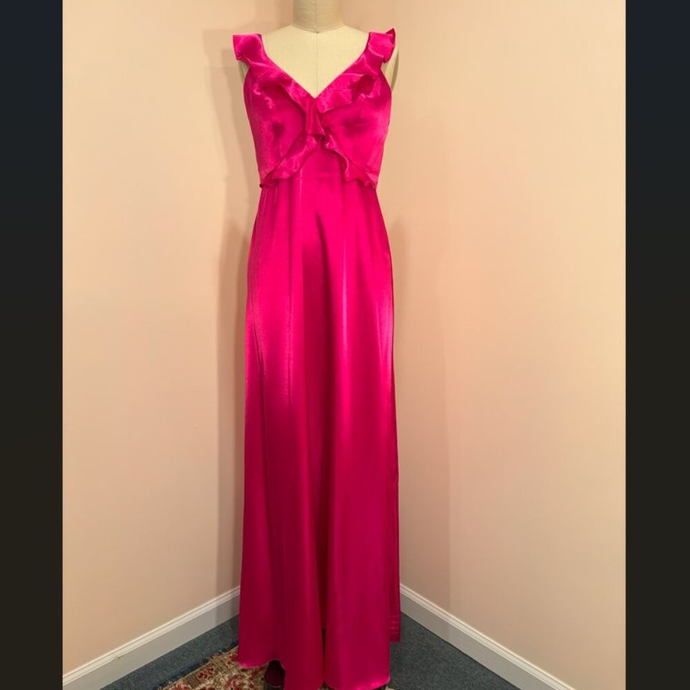 Fuchsia A line dress